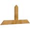 Ekena Millwork Portland Rough Sawn Timber Gable Bracket, Western Red Cedar, 60"W x 27"H x 2"D x 6"F, 11/12 Pitch GBW060X27X0206POR00RWR - alternate 4